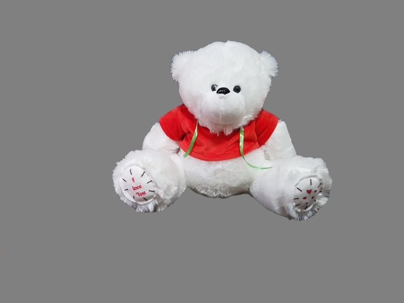 Медведь Тедди в кофте маленький 30 cм